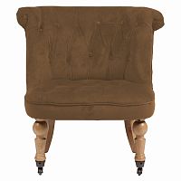 кресло amelie french country chair коричневое в Новокузнецке