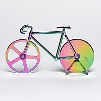 нож для пиццы из нержавеющей стали the fixie, радужный в Новокузнецке