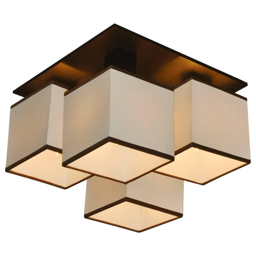 потолочная люстра arte lamp quadro a4402pl-4bk в Новокузнецке