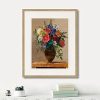 картина: summer flowers in a vase, 1835г. в Новокузнецке