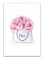 постер dior peonies а4 в Новокузнецке