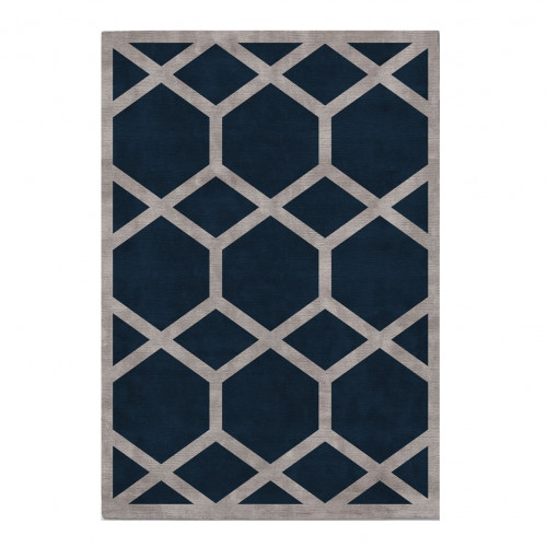 ковер ahston blue 150x220 синий в Новокузнецке