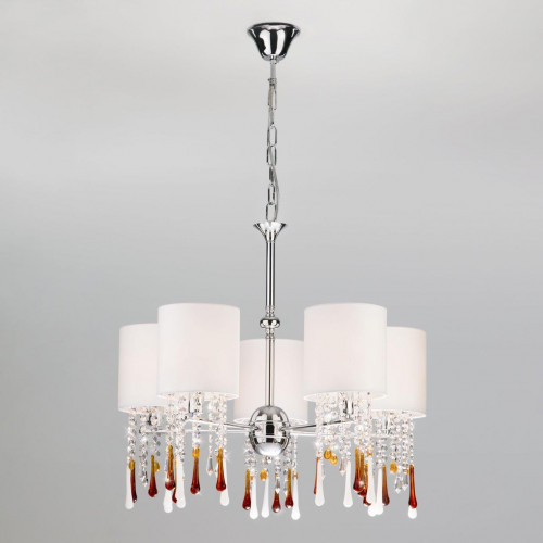 подвесная люстра bogates glamour 300/5 strotskis в Новокузнецке