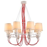 подвесная люстра arte lamp sergio a3325lm-8wh в Новокузнецке