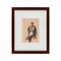 картина: seated turk, 1850 в Новокузнецке