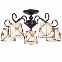 потолочная люстра arte lamp 72 a5495pl-5br в Новокузнецке