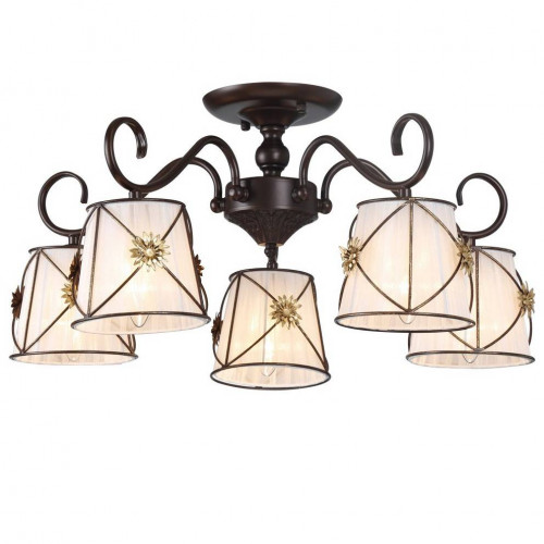 потолочная люстра arte lamp 72 a5495pl-5br в Новокузнецке