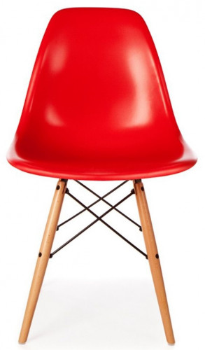 стул классический dsw красный (eames style) в Новокузнецке