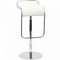 барный стул lem style piston stool белая кожа в Новокузнецке