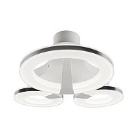 потолочный светодиодный светильник idlamp jenevra 397/3pf-ledwhitechrome в Новокузнецке