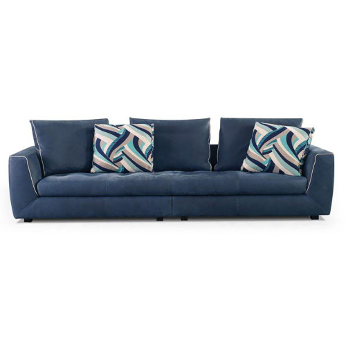 диван kody четырехместный прямой синий в Новокузнецке