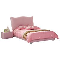 кровать pink leather kitty 120х200 в Новокузнецке