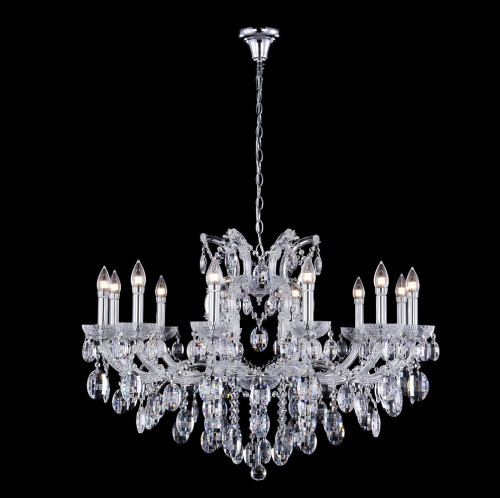 подвесная люстра crystal lux hollywood sp12 chrome в Новокузнецке