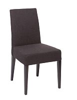 стул aylso dining chair кожа тёмно-коричневая в Новокузнецке