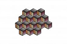 ковер parquet hexagon orange 305x188 от gan в Новокузнецке