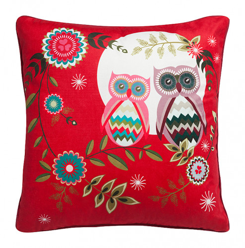 подушка с совами owl's party в Новокузнецке