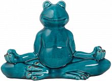 декор frog blue meditation в Новокузнецке