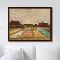 картина: flower beds in holland, 1883г. в Новокузнецке