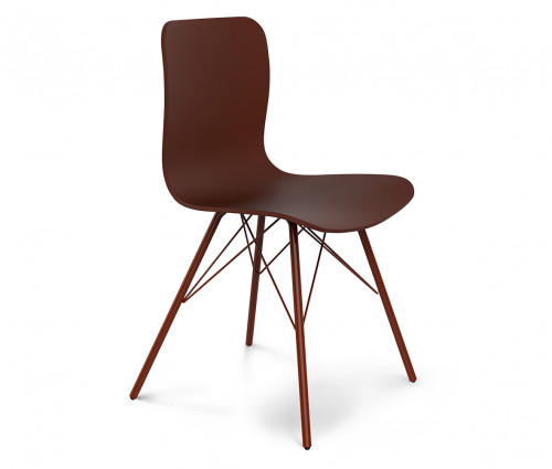 стул dsr коричневый s40 (eames style) в Новокузнецке