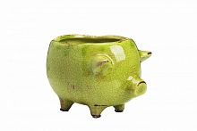 цветочный горшок pig planter зеленый в Новокузнецке