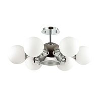 потолочная люстра odeon light miolla 3972/7c белая в Новокузнецке