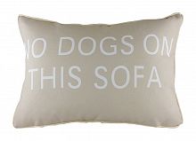 подушка с надписью no dogs on this sofa в Новокузнецке