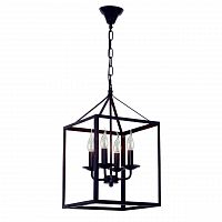 дизайнерская подвесная люстра spot light cage 9810404 черная в Новокузнецке