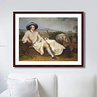 картина: goethe in the roman campagna, 1787г. в Новокузнецке