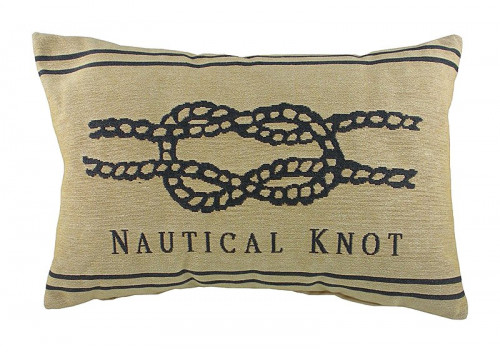 подушка с морским узлом nautical knot natural в Новокузнецке