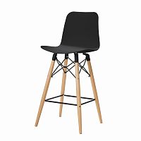 полубарный стул eiffel (eames style) черный в Новокузнецке