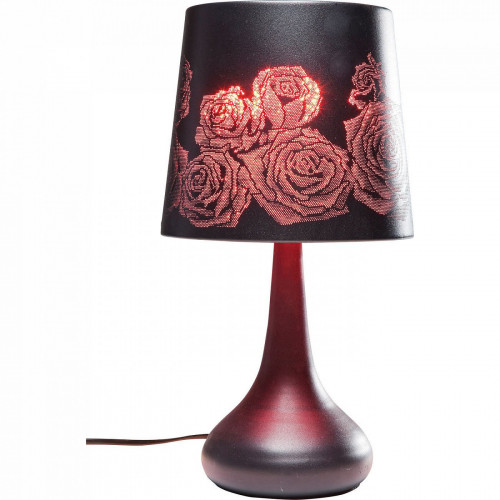 лампа настольная rose мультиколор с рисунком розы в Новокузнецке