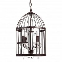 люстра vintage birdcage (51*34*54) коричневая в Новокузнецке