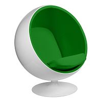 кресло eero aarnio style ball chair зеленое в Новокузнецке