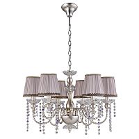 подвесная люстра crystal lux alegria sp6 silver-brown в Новокузнецке