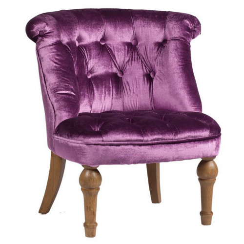 кресло sophie tufted slipper chair сиреневое в Новокузнецке