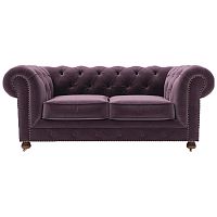 диван chesterfield lux двухместный прямой фиолетовый в Новокузнецке