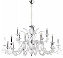 подвесная люстра crystal lux letisia sp12+6 white белая в Новокузнецке