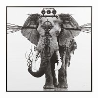 постер ornate elephant черный в Новокузнецке