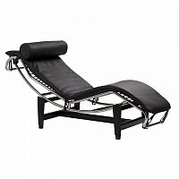 шезлонг chaise longue lc4 черный в Новокузнецке