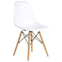 стул деревянный pc-015 белый (eames style) в Новокузнецке