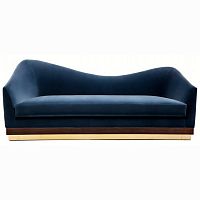 диван hughes sofa прямой синий в Новокузнецке