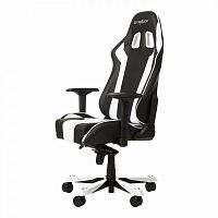 кресло геймерское dxracer king ks06 черно-белое в Новокузнецке