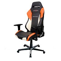 кресло геймерское dxracer drifting черно-бело-оранжевое в Новокузнецке