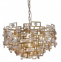 подвесная люстра crystal lux diego sp9 d600 gold в Новокузнецке