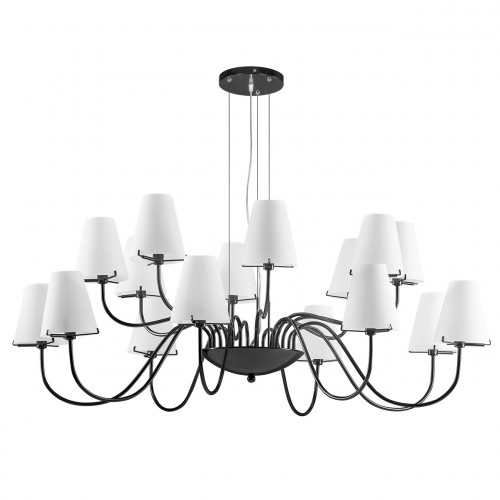 подвесная люстра lightstar diafano 758167 черная в Новокузнецке
