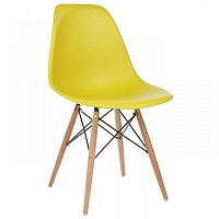 стул деревянный eames pc-015 yellow в Новокузнецке