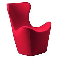 кресло papilio lounge chair красное в Новокузнецке