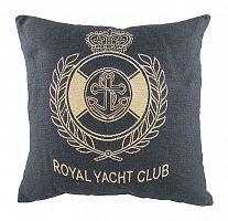 подушка с гербом королевского royal yacht club denim в Новокузнецке