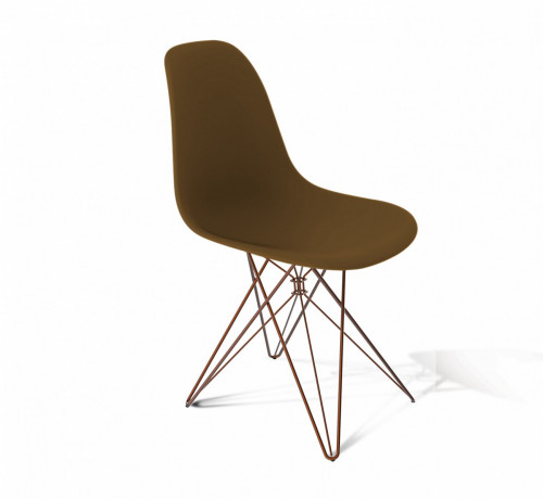 стул dsr коричневый s50 (eames style) в Новокузнецке