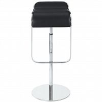 барный стул lem style piston stool черная кожа в Новокузнецке